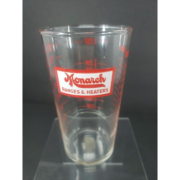 Monarch Ranges & Heaters Measuring Glass Tablespoons Cup Ounces Vintage MCM - Picture 1 of 15